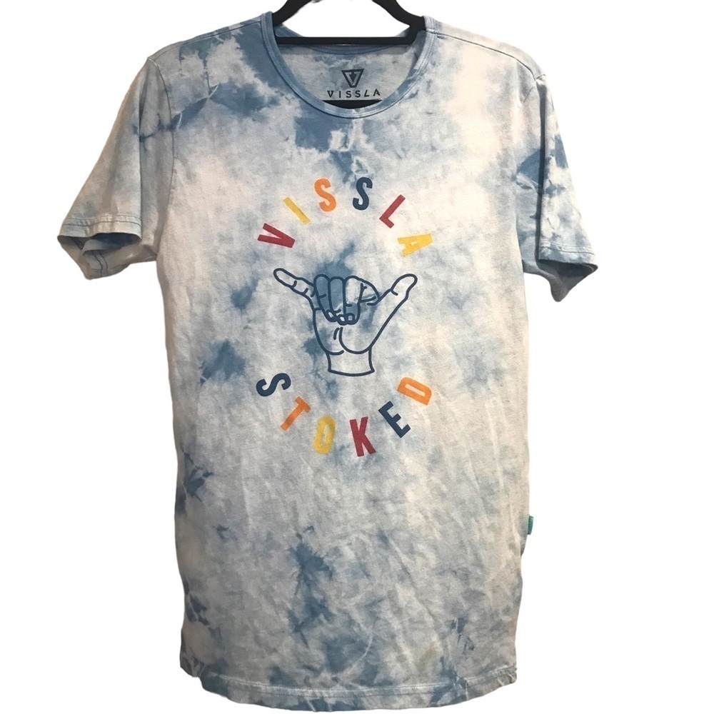 Vissla Stoke Heather Tee Shirt Fitted Mens Size X Large